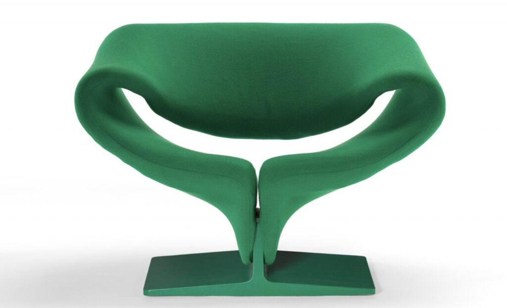 Ribbon Chair in Green